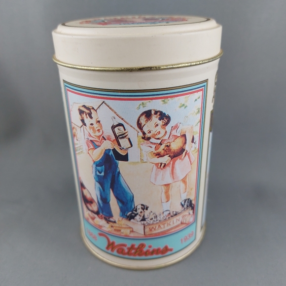 Vintage 1993 Watkins Heritage Tin Canister Set of 3 - Picture 14 of 16